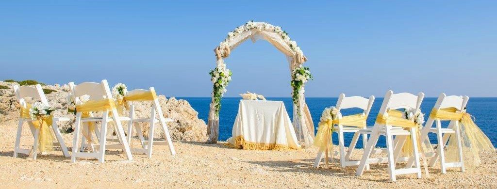 Book your wedding day in Ayii Anargyroi - Blue Lagoon Venue 